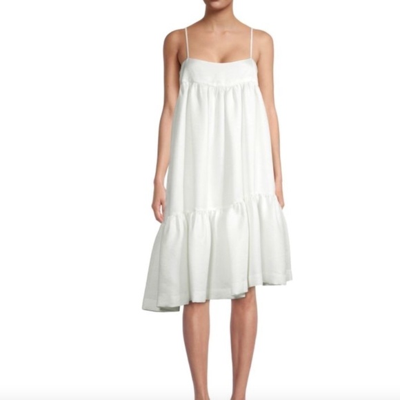 New! BLACK HALO Dixie Tiered Crepe Dress‎ - Picture 1 of 12